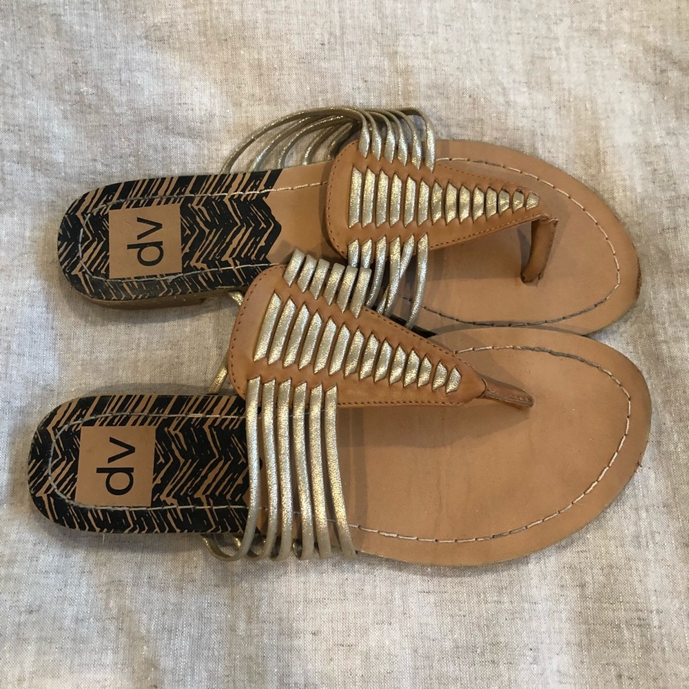 Gold & Tan sandals